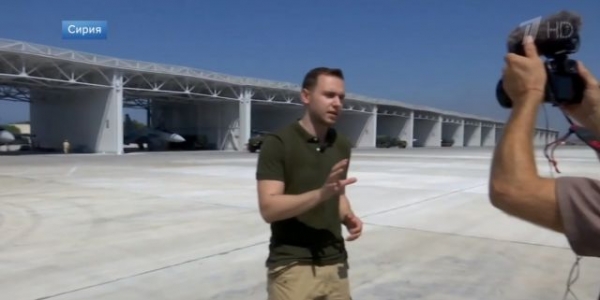 Закрытые ангары-укрытия для авиационной техники на авиабазе Хмеймим
